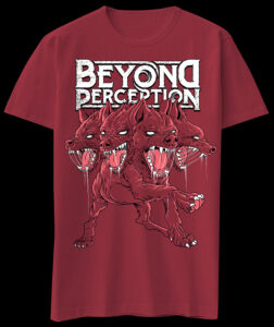 Beyond Perception red tshirt hyena